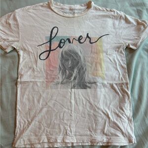 Taylor Swift Cream Cotton Tee